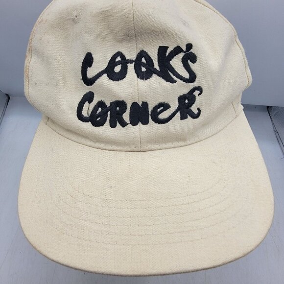 Cooks Corner White Hat Cap Biker Motorcycles Adjustable Casual Outdoors Riding - Picture 9 of 9